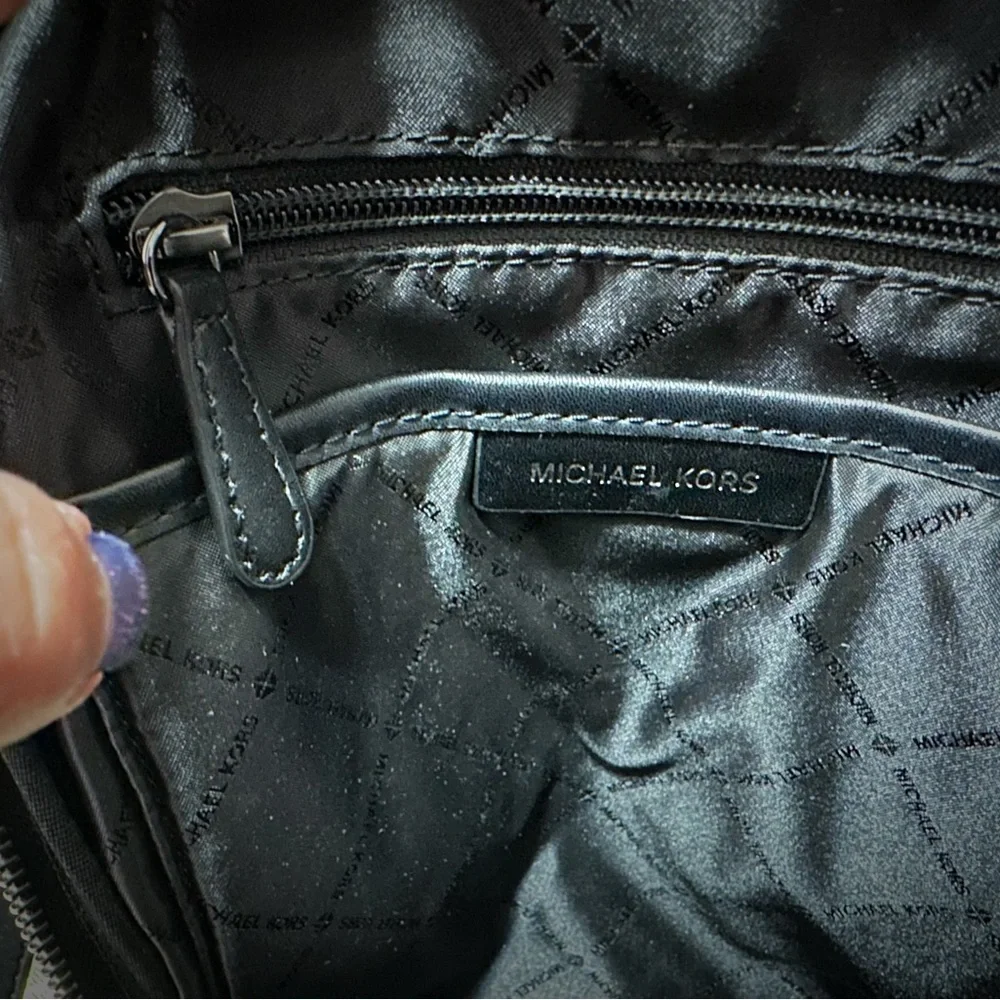 Michael Kors Black Studded Backpack - Picture 9 of 14